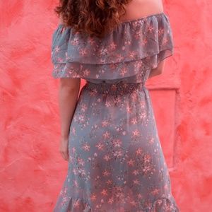 Floral Off The Shoulders